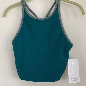ATHLETA high neck crop top